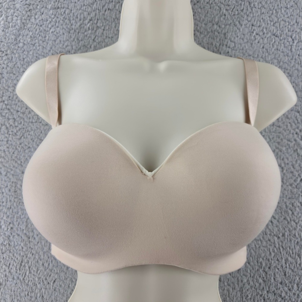 Lilyette Bra Womens 42C Beige Strapless‎ Convertible Underwire Multiway